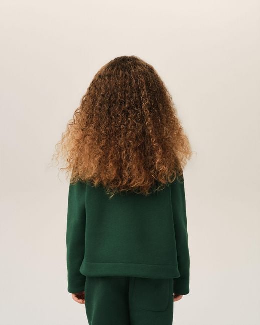 AMI Green Cotton Sweatshirt With Ami De Coeur