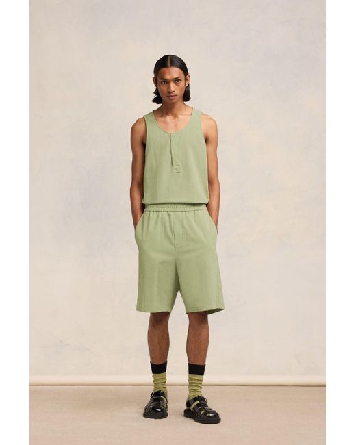 Bermuda taille elastiquée AMI pour homme en coloris Green