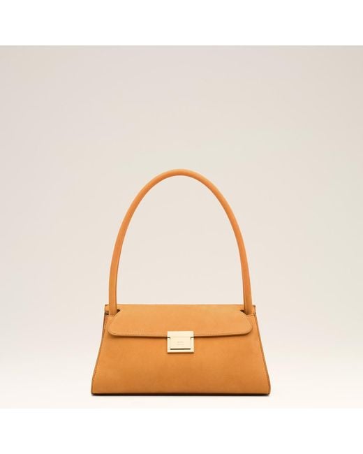 AMI Natural Cow Leather Small Mimi Bag