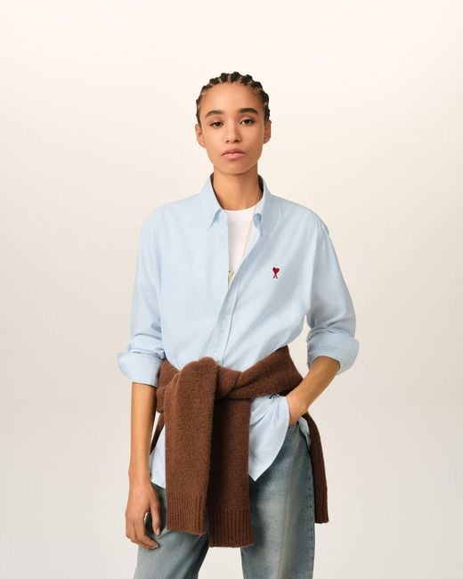 AMI Blue Ami Shirts