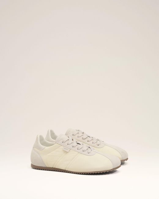 AMI Natural Nylon Soft Sneakers
