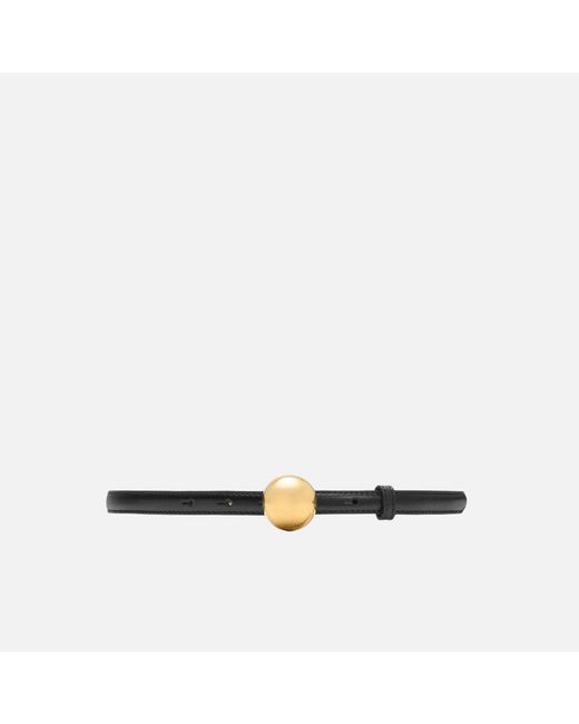 AMI Natural Cowhide Leather Thin Belt