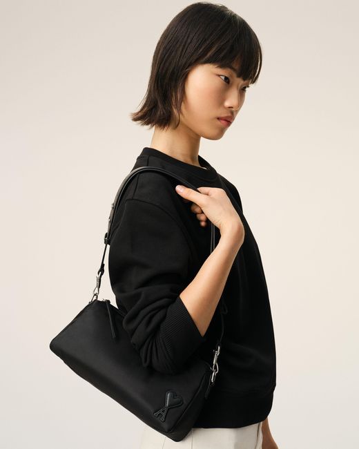 AMI Natural Nylon Marcel Bag