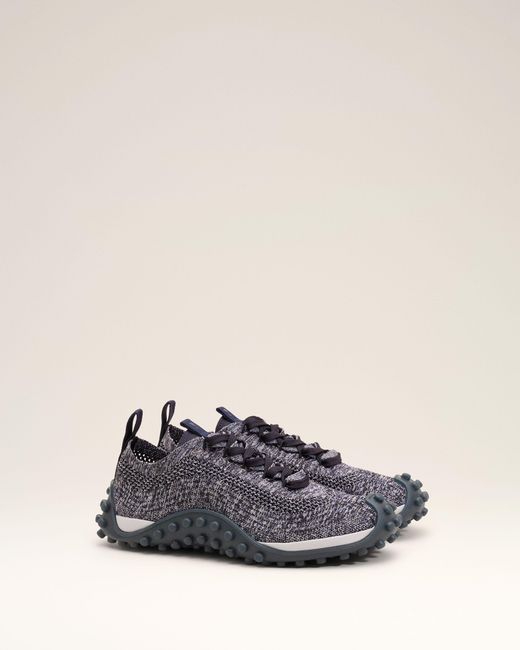 AMI Blue Knit Mirage Sneakers