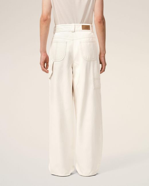 AMI Natural Cotton Worker Trousers for men