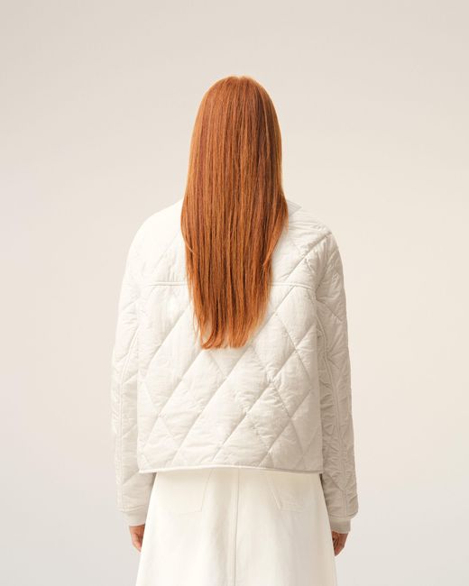 AMI Natural Nylon Padded Jacket
