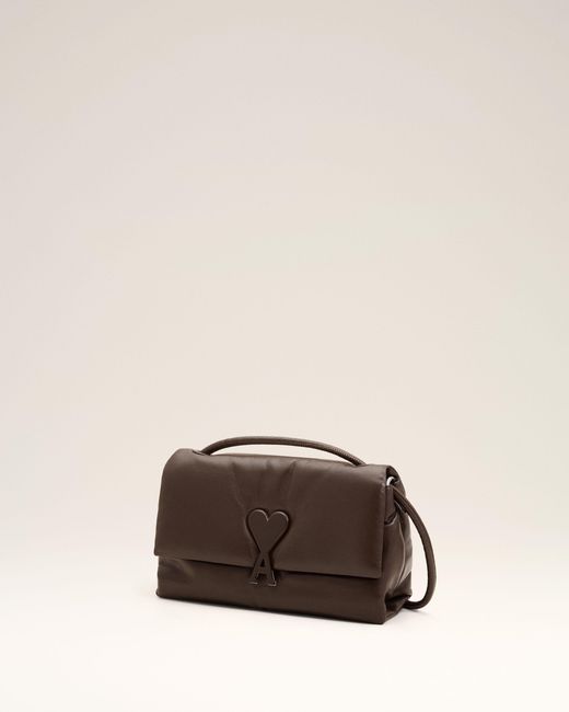 AMI Natural Cowhide Leather Voulez-Vous Bag