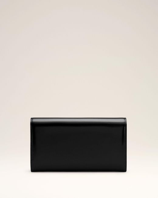 AMI Black Cow Leather Paris Paris Continental Wallet