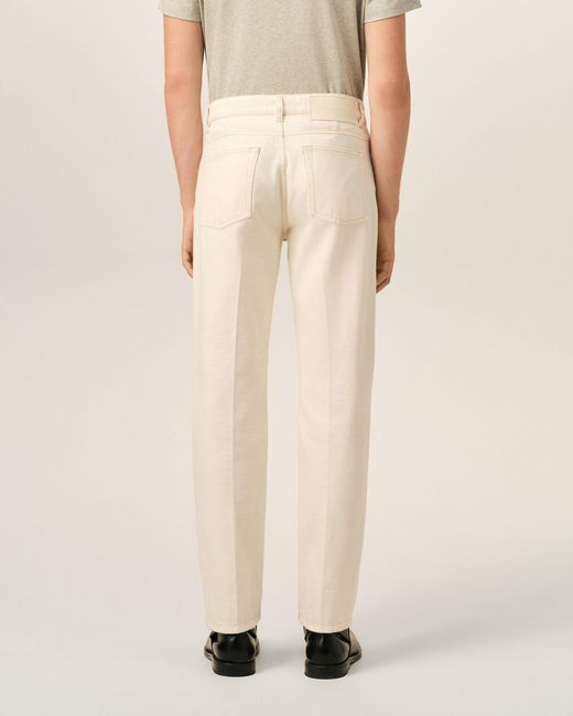 AMI Natural Parisian-Fit Cotton Jeans for men