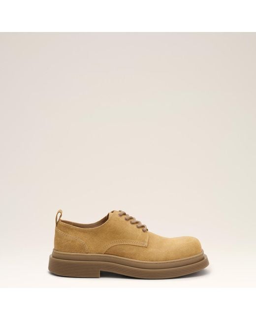 AMI Natural Cow Leather Derbies Shoes for men