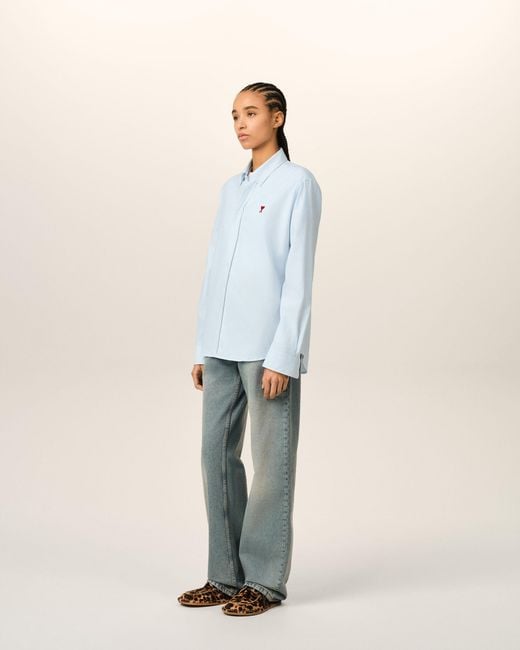 AMI Blue Ami Shirts