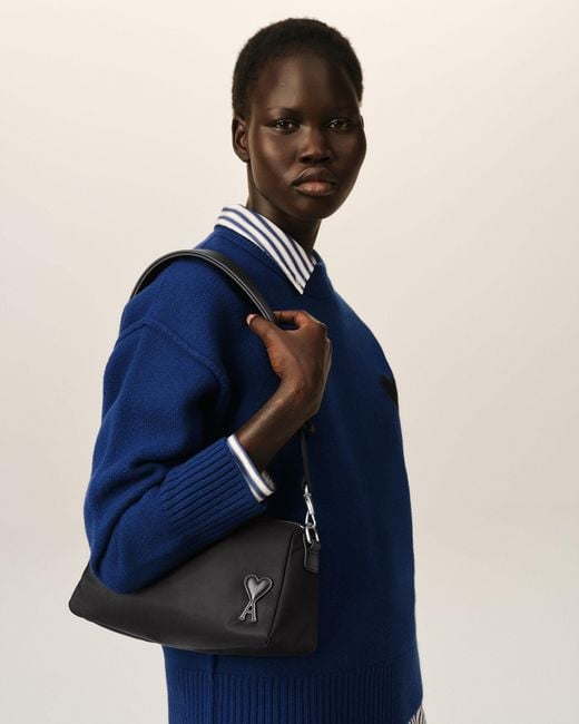 AMI Natural Nylon Marcel Bag