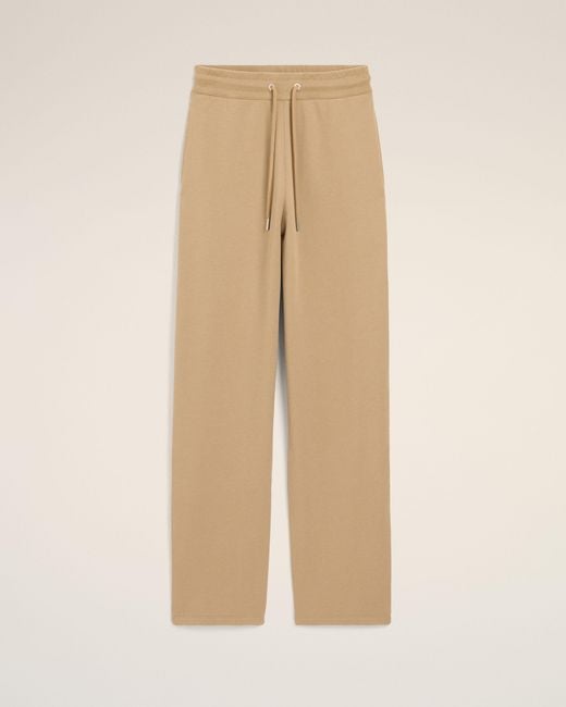 AMI Natural Cotton Track Pants With Ami De Coeur