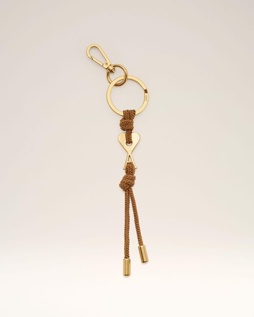 AMI Natural Metal Ami De Coeur Charm Keyring