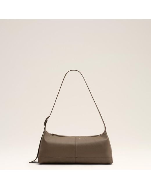 AMI Natural Small Taurillon Leather Etienne Crossbody Bag