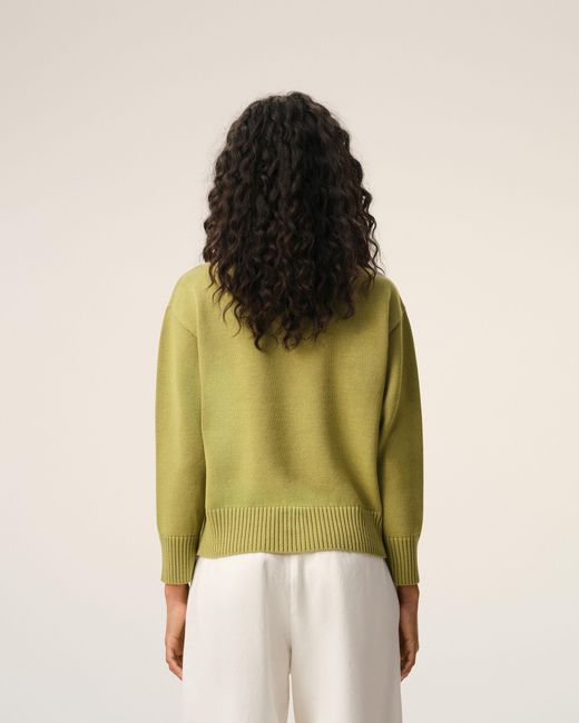 AMI Green Crewneck Sweater