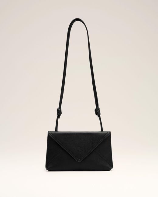 AMI Natural Etienne Taurillon Leather Envelope Phone Holder