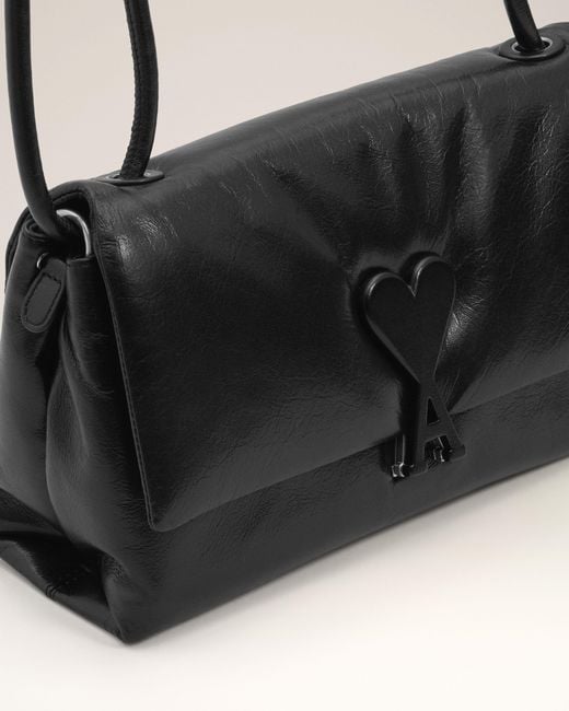 AMI Natural Cowhide Leather Voulez-Vous Bag
