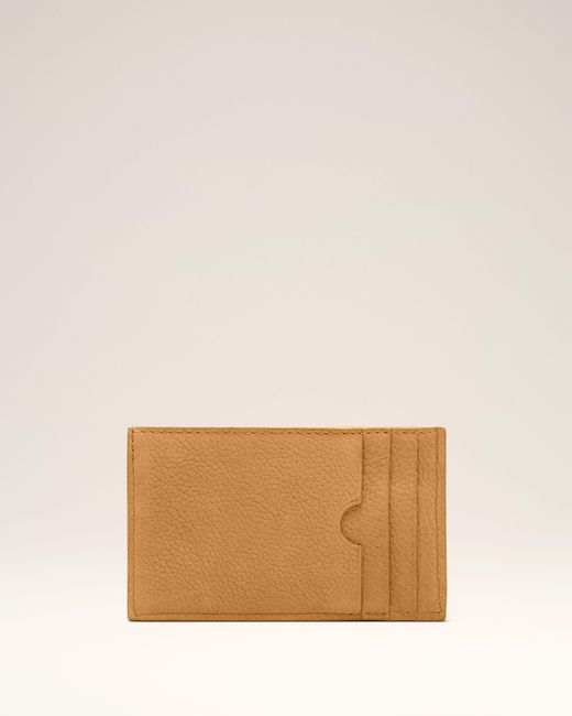 AMI Natural Cow Leather Carrousel Zipped Card Holder