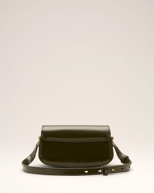 AMI Natural Cow Leather Shoulder Paris Paris Bag