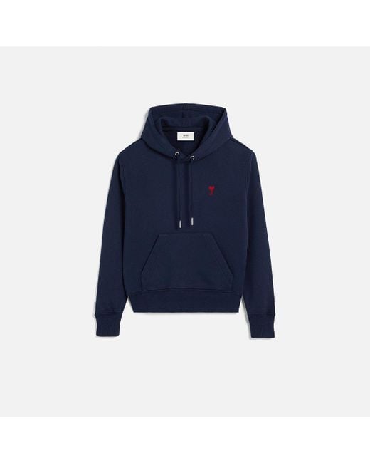 AMI Blue De Coeur Hoodie