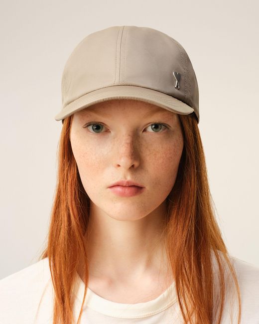 AMI Natural Nylon Ami De Coeur Stud Cap