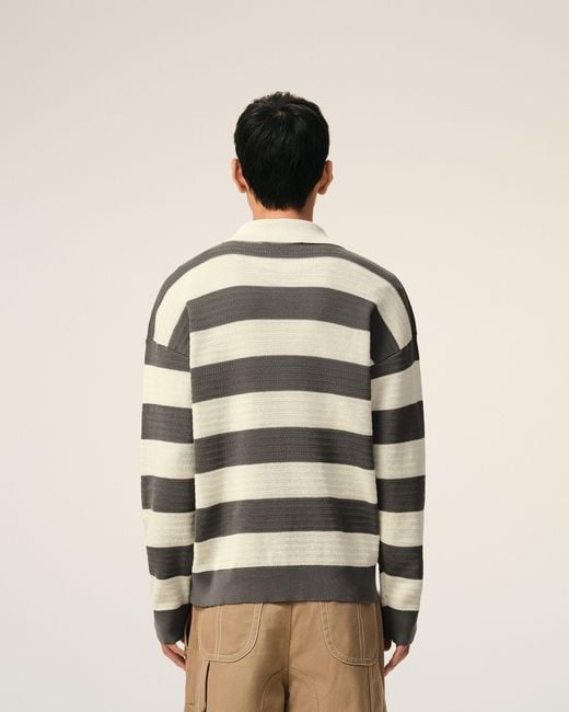 AMI Natural And Cotton Ami De Coeur Cardigan for men