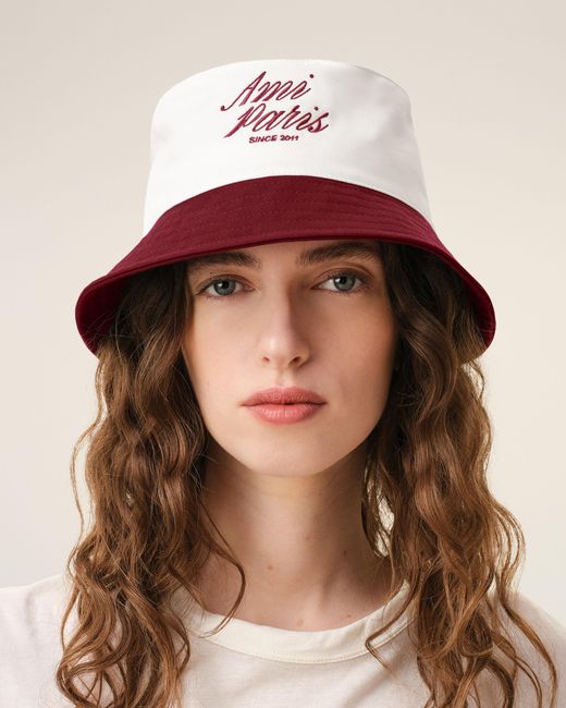 AMI Multicolor And Cotton Hat