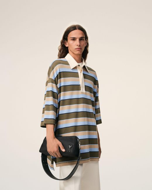 AMI Natural Nylon Marcel Bag