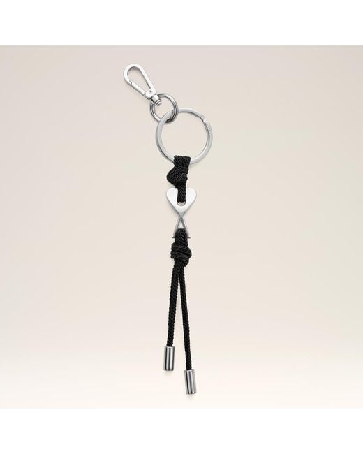 AMI Natural Metal Ami De Coeur Charm Keyring