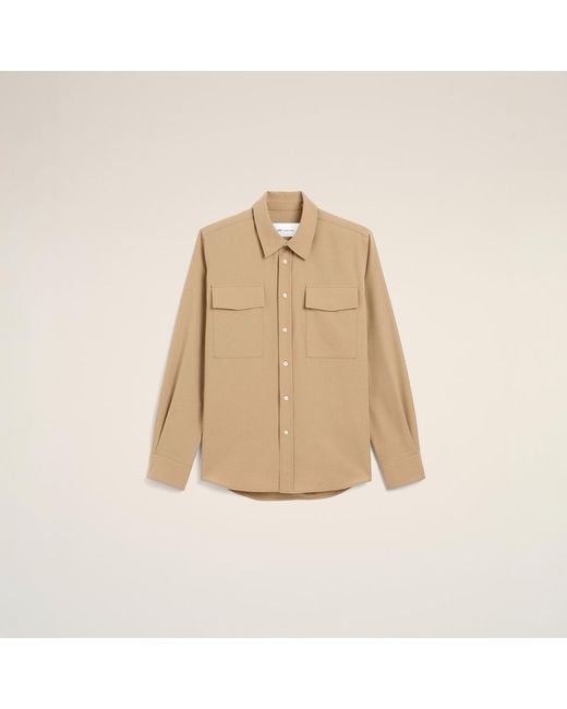 AMI Natural Wool Shirt for men