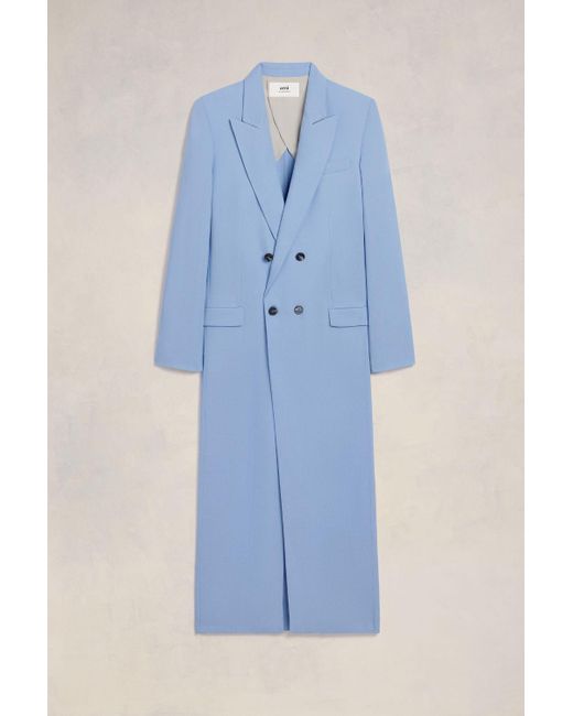 AMI Blue Coat Dress
