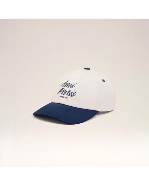 AMI Blue And Bicolor Cotton Cap