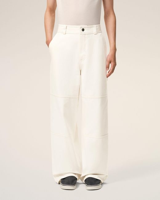 AMI Natural Cotton Worker Trousers for men