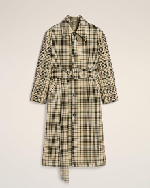 AMI Natural Bounded Belted Mac for men
