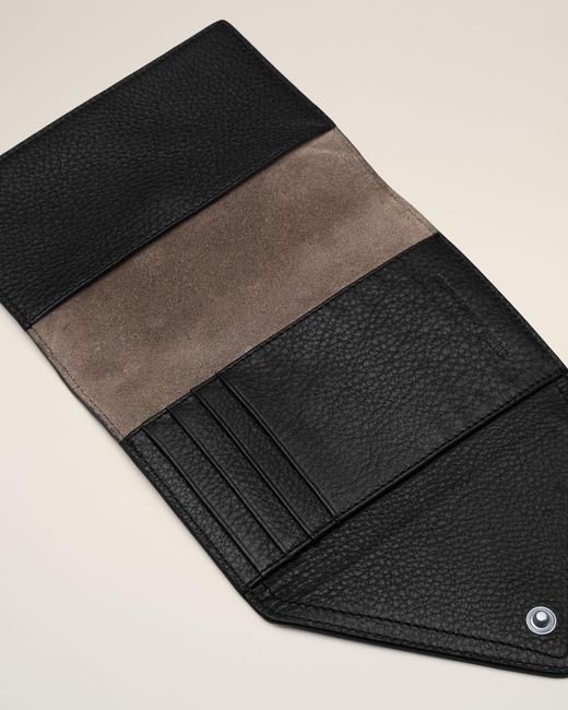 AMI Natural Taurillon Leather Etienne Envelope Passport Holder