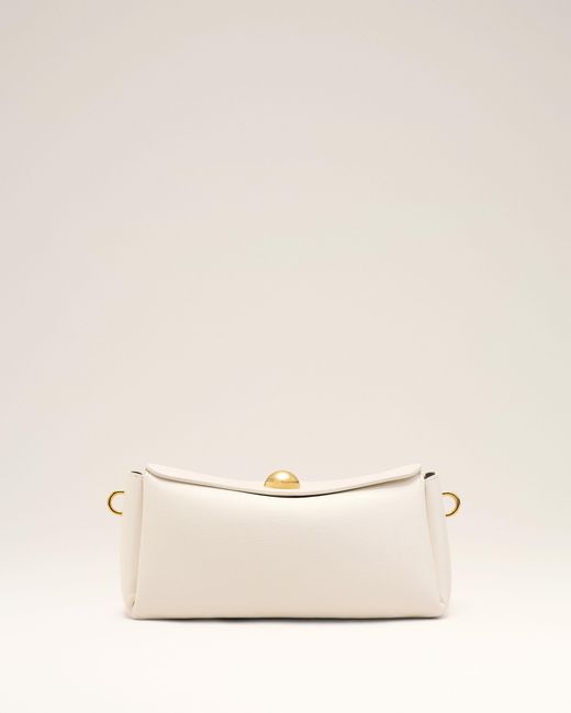 AMI Natural Cow Leather Carrousel Bag