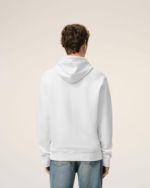 AMI Natural Cotton Hoodie With Ami De Coeur for men
