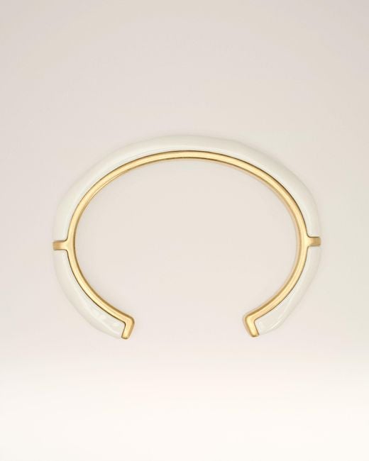 AMI Natural Brass Hammered Lacquered Bracelet