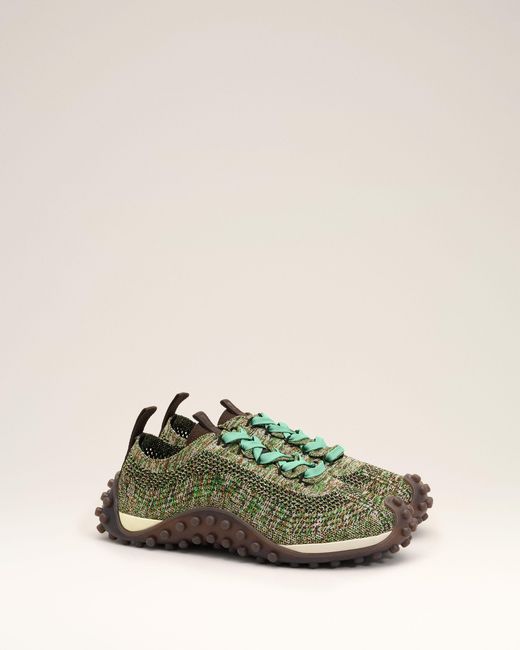 AMI Green Knit Mirage Sneakers