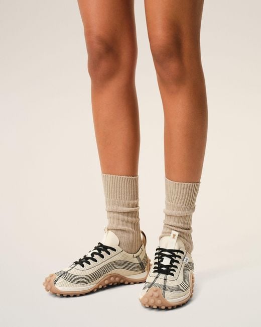 AMI Natural Mesh Mirage Sneakers