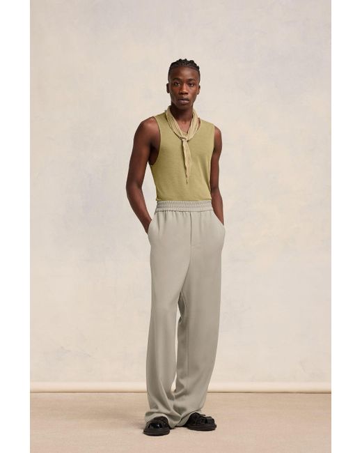 Pantalon large taille elastiquée AMI pour homme en coloris Natural