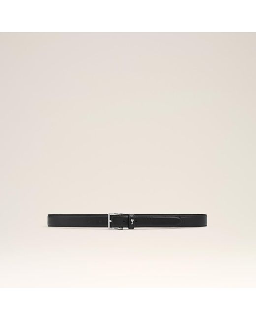 AMI Natural Cowhide Leather Paris Paris 25 Mm Belt