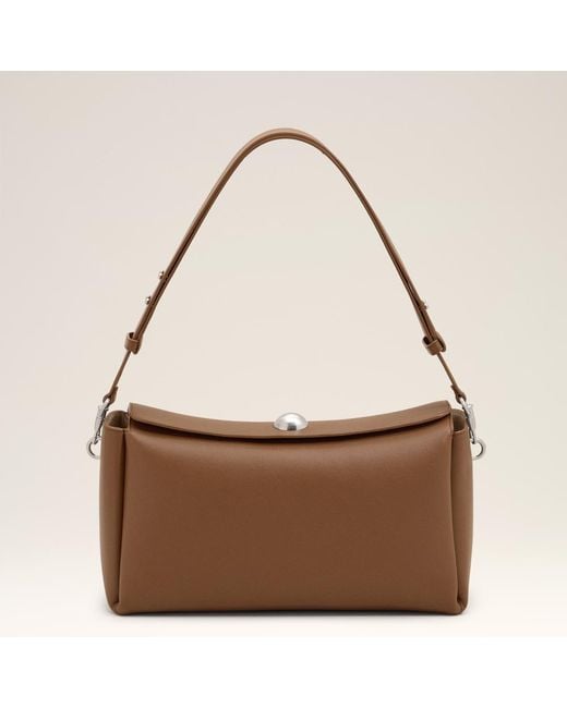 AMI Natural Medium Cow Leather Carrousel Bag