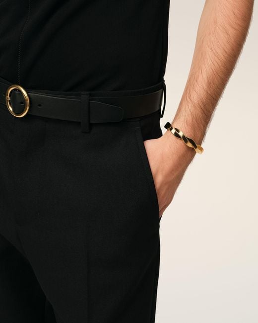 AMI Natural Brass Tresse Bracelet