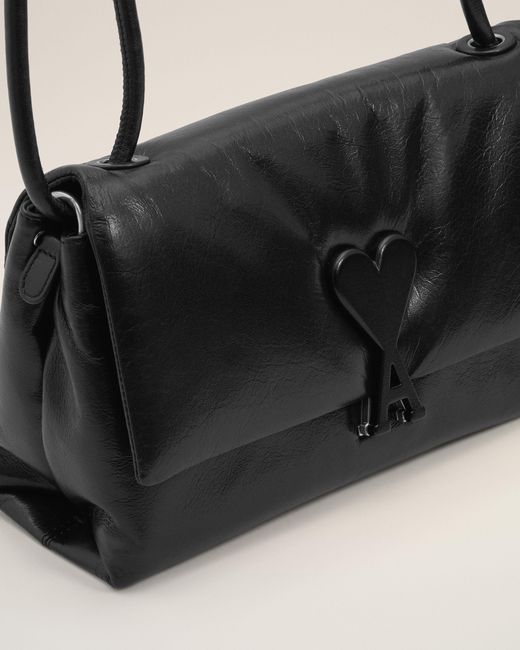 AMI Natural Cowhide Leather Voulez-Vous Bag