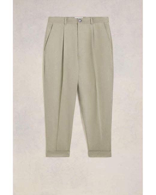 Pantalon carotte oversize AMI pour homme en coloris Natural