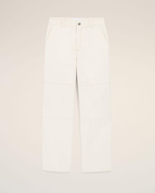 AMI Natural Cotton Worker Trousers for men