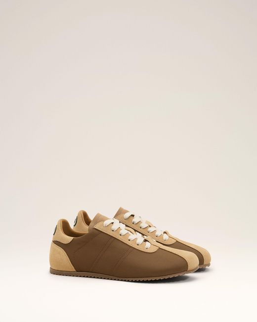 AMI Natural Nylon Soft Sneakers