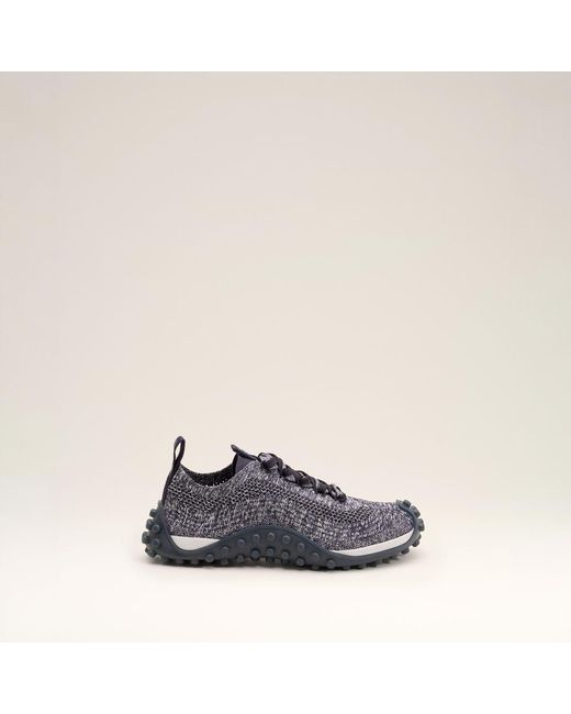 AMI Blue Knit Mirage Sneakers
